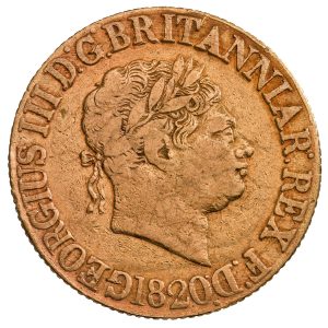 1820 Γεώργιος Γ' - Χρυσή Λίρα Αγγλίας