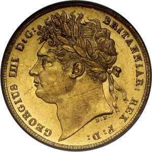 1822 Γεώργιος Δ' - Χρυσή Λίρα Αγγλίας