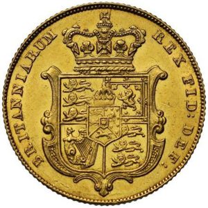 1828 Γεώργιος Δ' - Χρυσή Λίρα Αγγλίας