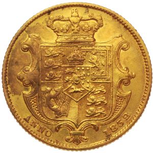 1832 Γουλιέλμος Δ’ - Χρυσή Λίρα Αγγλίας