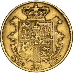 1836 Γουλιέλμος Δ’ - Χρυσή Λίρα Αγγλίας