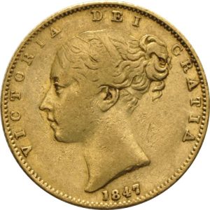1847 Βικτώρια - Χρυσή Λίρα Αγγλίας