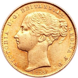 1855 Βικτώρια Σίδνεϊ - Χρυσή Λίρα Αγγλίας