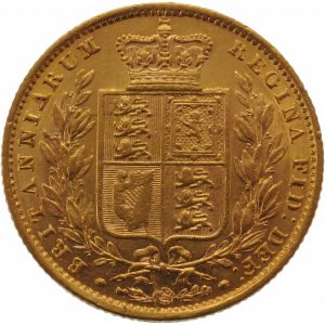 1857 Βικτώρια Λονδίνου - Χρυσή Λίρα Αγγλίας