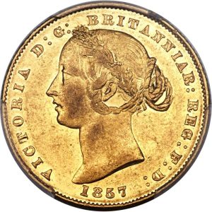 1857 Βικτώρια Σίδνεϊ - Χρυσή Λίρα Αγγλίας