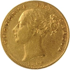 1858 Βικτώρια Λονδίνου - Χρυσή Λίρα Αγγλίας