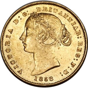 1858 Βικτώρια Σίδνεϊ - Χρυσή Λίρα Αγγλίας
