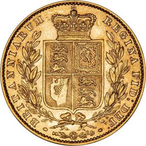 1859 Βικτώρια Λονδίνου - Χρυσή Λίρα Αγγλίας