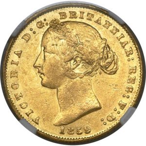 1859 Βικτώρια Σίδνεϊ - Χρυσή Λίρα Αγγλίας