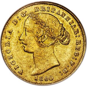 1860 Βικτώρια Σίδνεϊ - Χρυσή Λίρα Αγγλίας