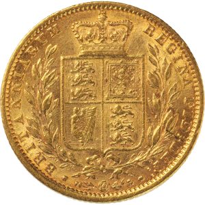 1861 Βικτώρια Λονδίνου - Χρυσή Λίρα Αγγλίας