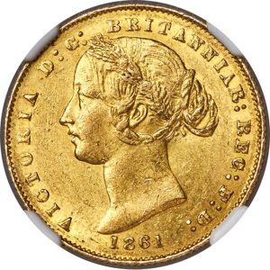 1861 Βικτώρια Σίδνεϊ - Χρυσή Λίρα Αγγλίας