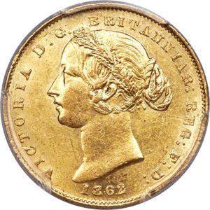 1862 Βικτώρια Σίδνεϊ - Χρυσή Λίρα Αγγλίας
