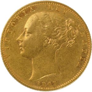 1863 Βικτώρια Λονδίνου - Χρυσή Λίρα Αγγλίας