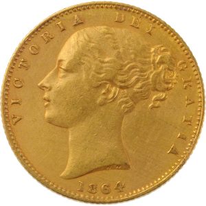 1864 Βικτώρια Λονδίνου - Χρυσή Λίρα Αγγλίας