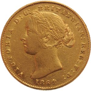 1864 Βικτώρια Σίδνεϊ - Χρυσή Λίρα Αγγλίας