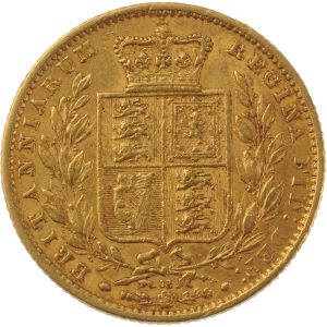 1865 Βικτώρια Λονδίνου - Χρυσή Λίρα Αγγλίας