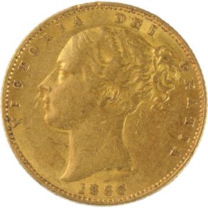 1866 Βικτώρια Λονδίνου - Χρυσή Λίρα Αγγλίας