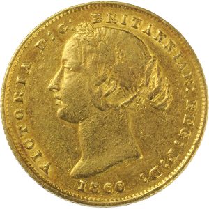 1866 Βικτώρια Σίδνεϊ - Χρυσή Λίρα Αγγλίας