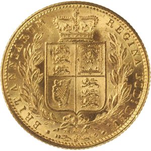 1869 Βικτώρια Λονδίνου - Χρυσή Λίρα Αγγλίας