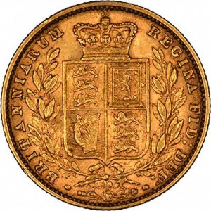 1870 Βικτώρια Λονδίνου - Χρυσή Λίρα Αγγλίας