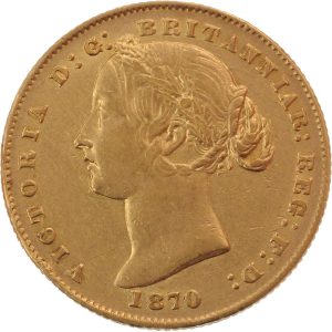 1870 Βικτώρια Σίδνεϊ - Χρυσή Λίρα Αγγλίας