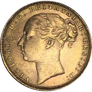1872 Βικτώρια Λονδίνου - Χρυσή Λίρα Αγγλίας