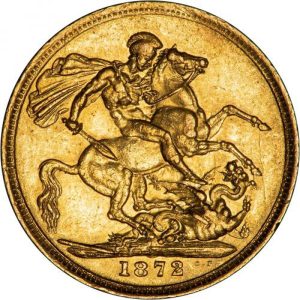 1872 Βικτώρια Μελβούρνης - Χρυσή Λίρα Αγγλίας