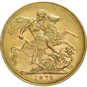 1872 Βικτώρια Σίδνεϊ - Χρυσή Λίρα Αγγλίας