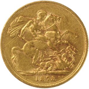 1873 Βικτώρια Μελβούρνης - Χρυσή Λίρα Αγγλίας