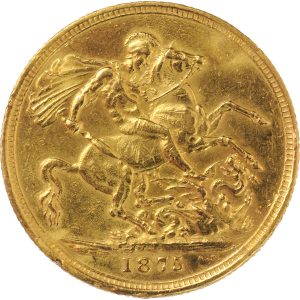 1875 Βικτώρια Μελβούρνης - Χρυσή Λίρα Αγγλίας