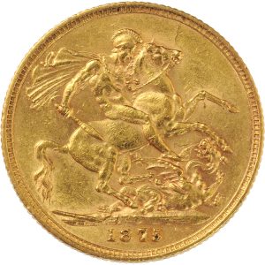 1875 Βικτώρια Σίδνεϊ - Χρυσή Λίρα Αγγλίας