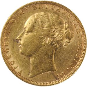 1876 Βικτώρια Λονδίνου - Χρυσή Λίρα Αγγλίας