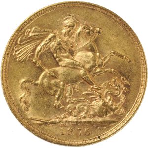 1876 Βικτώρια Λονδίνου - Χρυσή Λίρα Αγγλίας