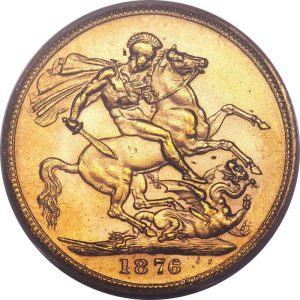 1876 Βικτώρια Μελβούρνης - Χρυσή Λίρα Αγγλίας