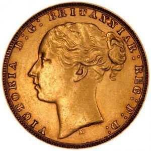 1877 Βικτώρια Μελβούρνης - Χρυσή Λίρα Αγγλίας