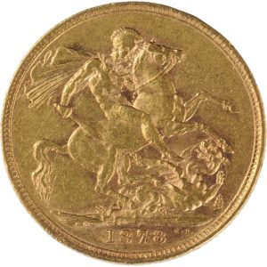 1878 Βικτώρια Λονδίνου - Χρυσή Λίρα Αγγλίας