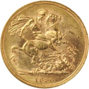 1880 Βικτώρια Λονδίνου - Χρυσή Λίρα Αγγλίας