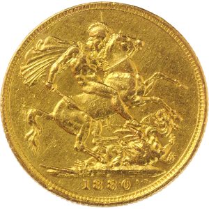 1880 Βικτώρια Σίδνεϊ - Χρυσή Λίρα Αγγλίας