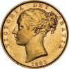 1880 Βικτώρια Σίδνεϊ Θυρεός - Χρυσή Λίρα Αγγλίας