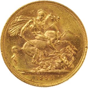1881 Βικτώρια Μελβούρνης - Χρυσή Λίρα Αγγλίας