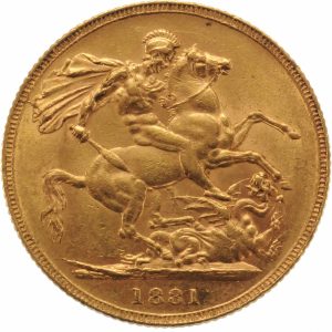 1881 Βικτώρια Σίδνεϊ - Χρυσή Λίρα Αγγλίας
