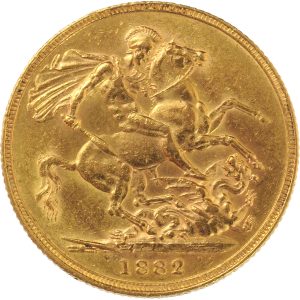 1882 Βικτώρια Μελβούρνης - Χρυσή Λίρα Αγγλίας