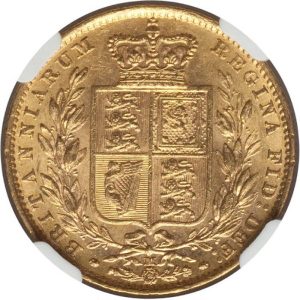 1882 Βικτώρια Μελβούρνης Θυρεός - Χρυσή Λίρα Αγγλίας