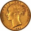 1882 Βικτώρια Σίδνεϊ Θυρεός - Χρυσή Λίρα Αγγλίας