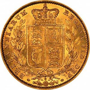 1882 Βικτώρια Σίδνεϊ Θυρεός - Χρυσή Λίρα Αγγλίας
