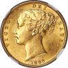 1883 Βικτώρια Μελβούρνης Θυρεός - Χρυσή Λίρα Αγγλίας