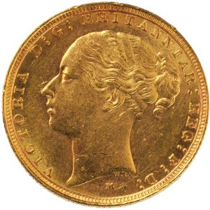 1884 Βικτώρια Μελβούρνης - Χρυσή Λίρα Αγγλίας