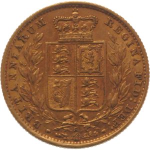 1884 Βικτώρια Σίδνεϊ Θυρεός - Χρυσή Λίρα Αγγλίας