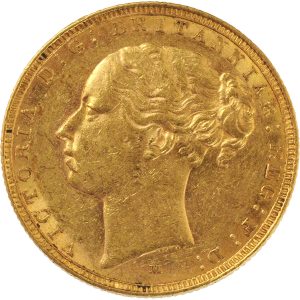 1885 Βικτώρια Μελβούρνης - Χρυσή Λίρα Αγγλίας